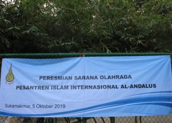 Peresmian Sarana Olahraga Pesantren Islam Internasional Al-Andalus