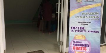 Gandeng RS Permata, Pesantren Al-Andalus Gelar Pemeriksaan Mata