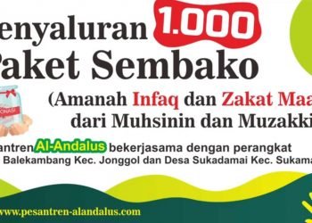 Al-Andalus Salurkan 1.000 Paket Sembako Bagi Warga Terdampak Covid-19