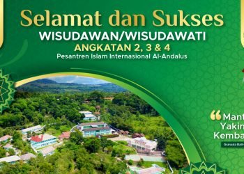 Wisuda Santri Al-Andalus Tiga Angkatan Sekaligus