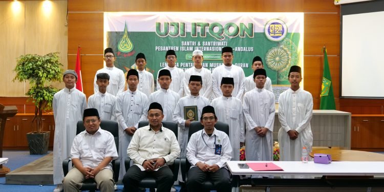 Dites Tim LPMQ Kemenag, Santri Al-Andalus Uji Itqan 30 Juz