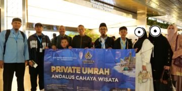 Walsan dan Santri Berangkat Umrah Lewat Andalus Cahaya Wisata