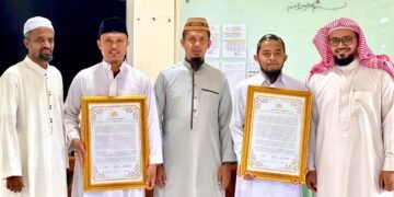 Dua Guru Al-Andalus Raih Ijazah Sanad Alquran Hafs ‘an ‘Asyim